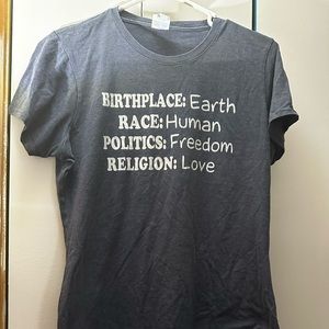 Women’s medium tee.